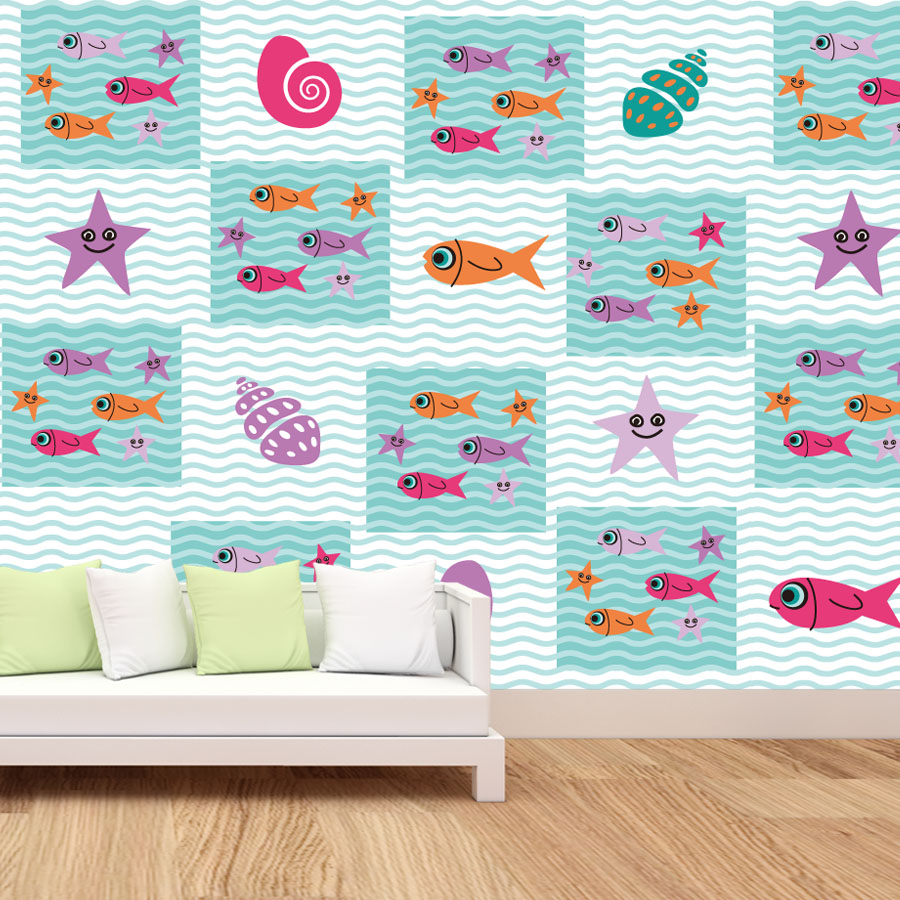 Baby Nursery Peel And Stick Wallpaper - Oturma Odası Duvar Kağıdı Ev Dekorasyonu