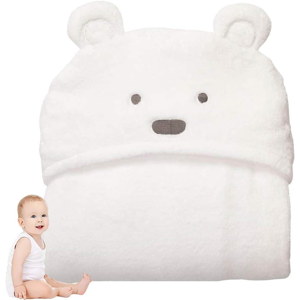Baby Nursery Boy - Sevimli Ayı Kapşonlu Havlu Çocuklar için