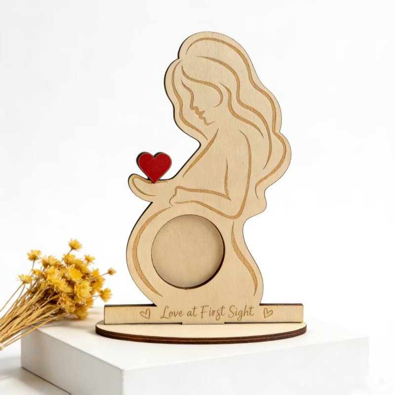 Baby Nursery Frames - Kişiselleştirilmiş Bebek Fotoğrafı Ahşap Çerçeve Benzersiz