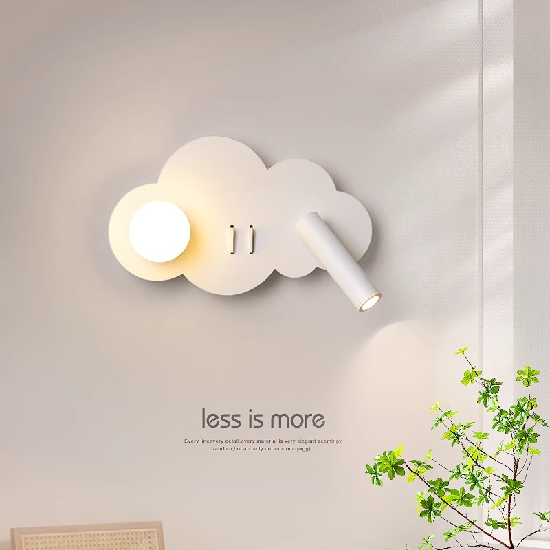 Baby Nursery Wall Lights - Bulut Yatak Odası Duvar Lambası Anahtarlı