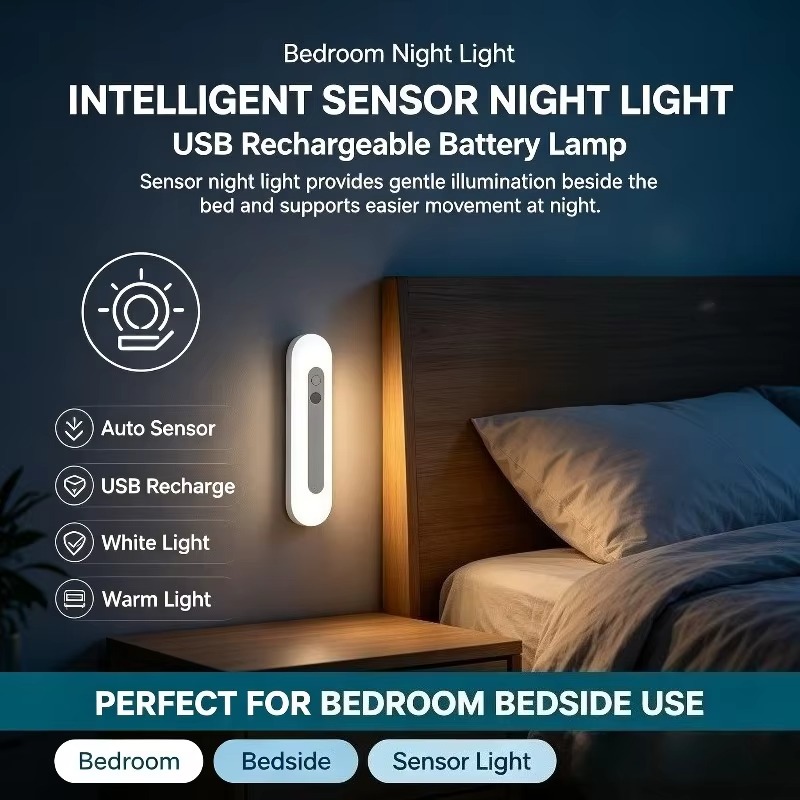 Akıllı Sensörlü Gece Lambası,  - Baby Nursery Wall Lights incelemesi ve fiyatı